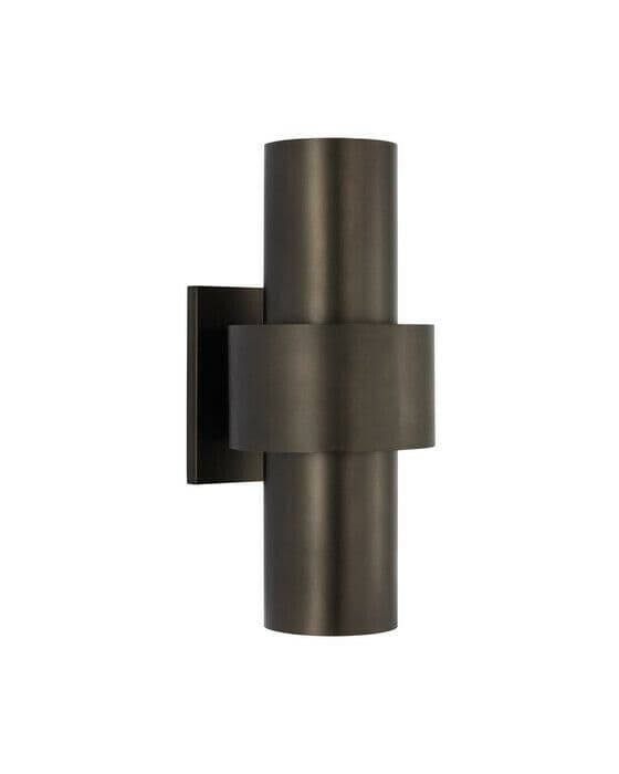 Chalmette Medium Layered Sconce Aged Iron