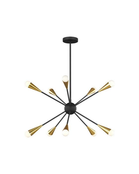Jax Medium Chandelier Midnight Black