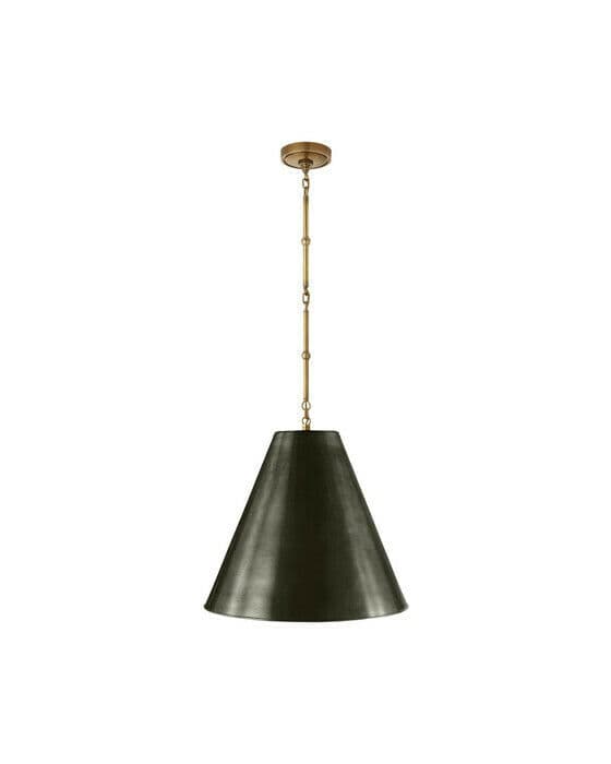 Goodman taklampe messing/bronse M