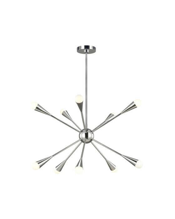 Jax Medium Chandelier Nickel