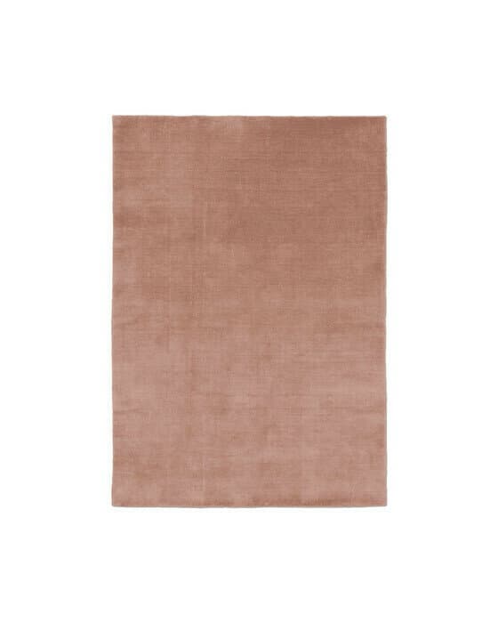 Solid teppe rosa