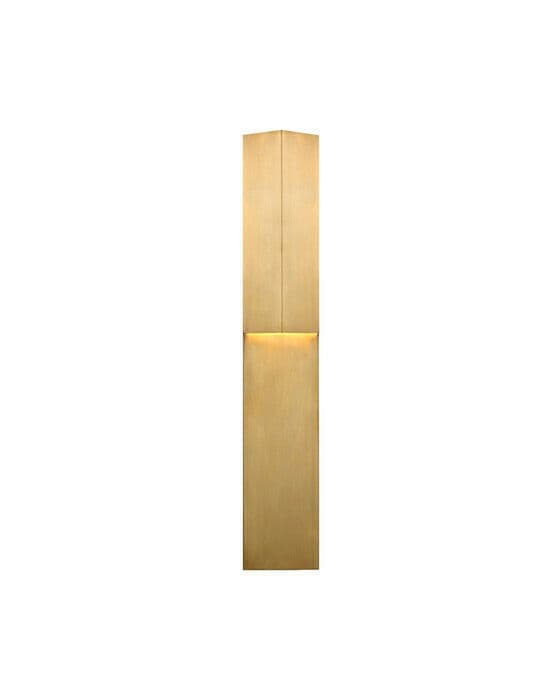 Rega 30" Folded Sconce Antique Brass