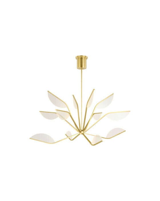 Belterra 48 Chandelier Natural Brass