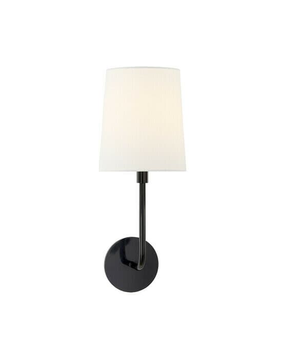 Go Lightly Sconce Charcoal/Linen