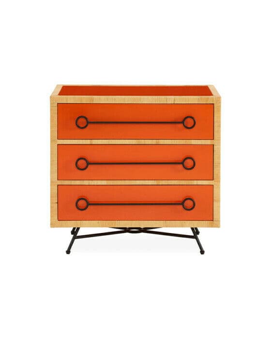 Wellington kommode oransje
