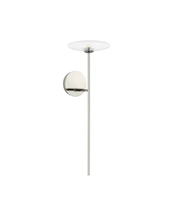 Calvino Tail Sconce Polished Nickel