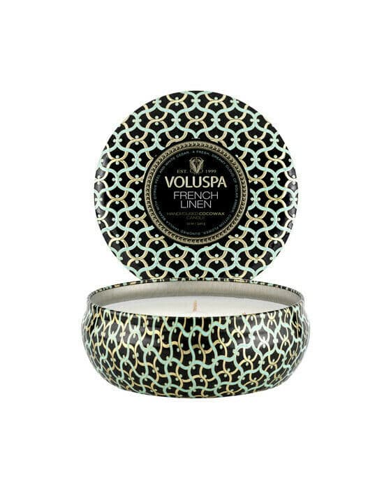 French Linen duftlys 3-veke