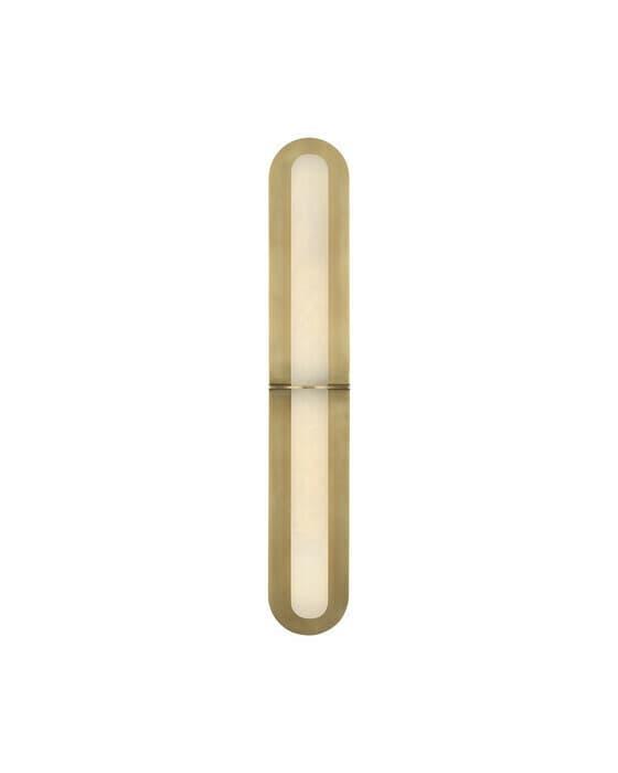 Fosse 28" Linear Tube Sconce Antique Brass