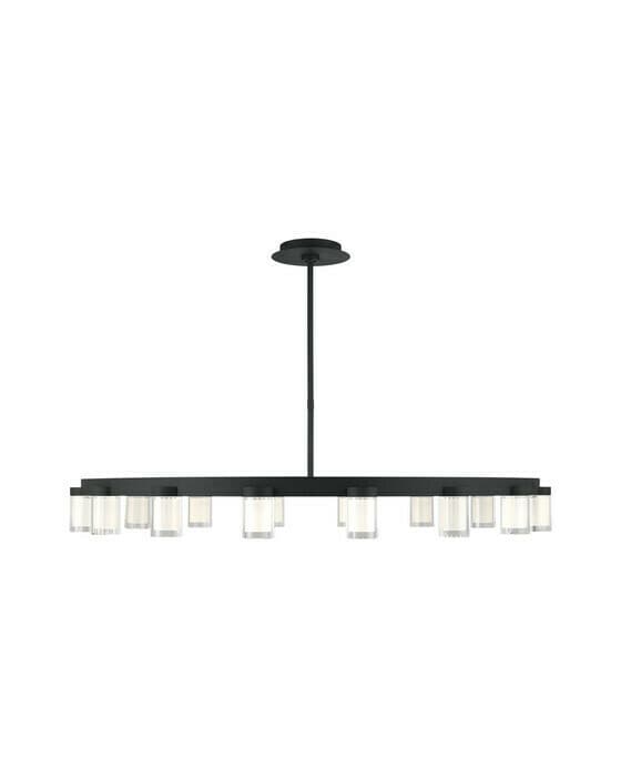 Esfera Large Chandelier Nightshade Black