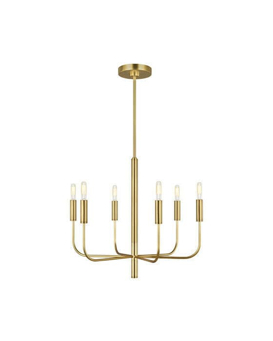 Brianna Small Chandelier Brass