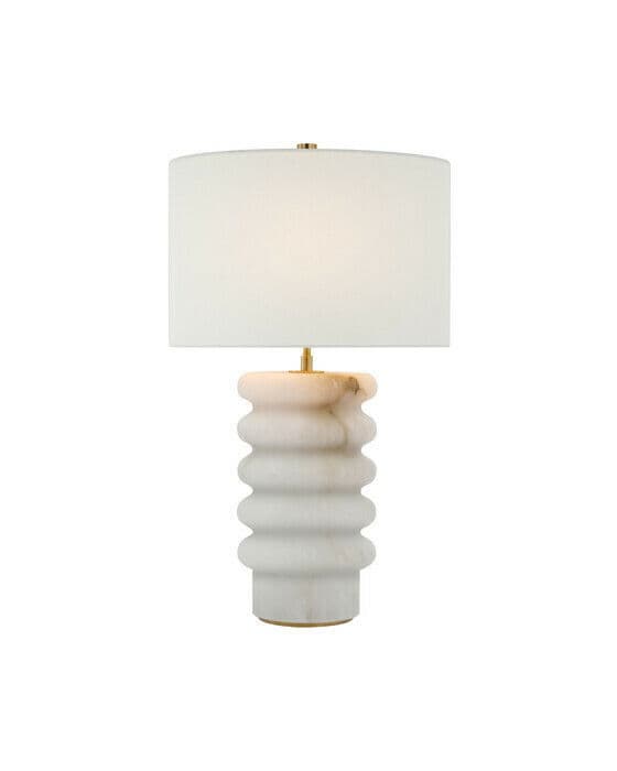 Onda Medium Table Lamp Alabaster