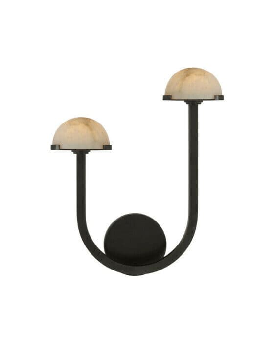 Pedra 15" Asymmetrical Left Sconce Bronze
