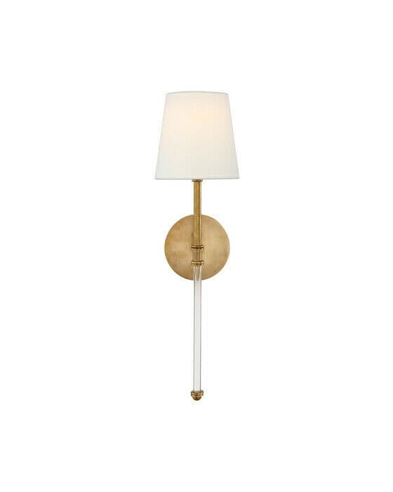 Camille Sconce Antique Brass