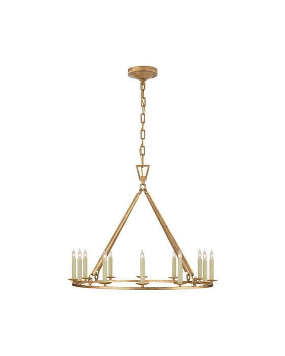 Darlana taklampe rund gilded iron