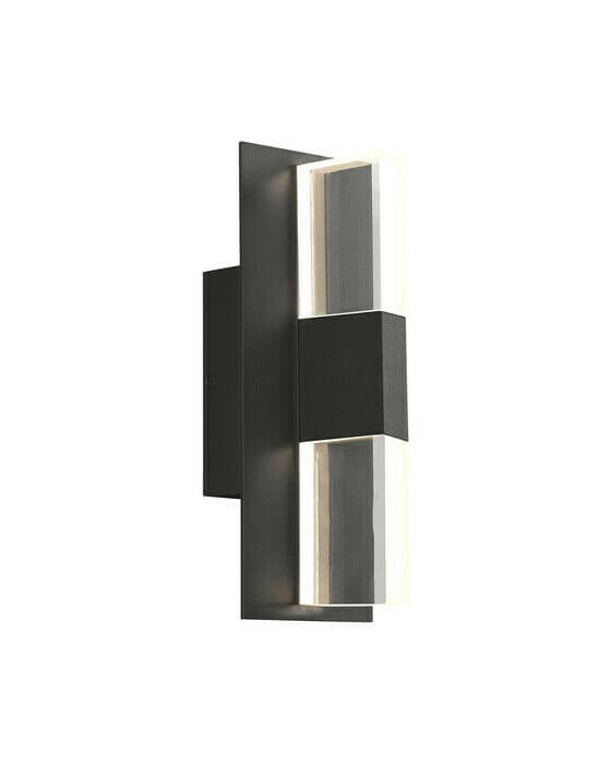 Lyft 12" Outdoor Wall Sconce Black