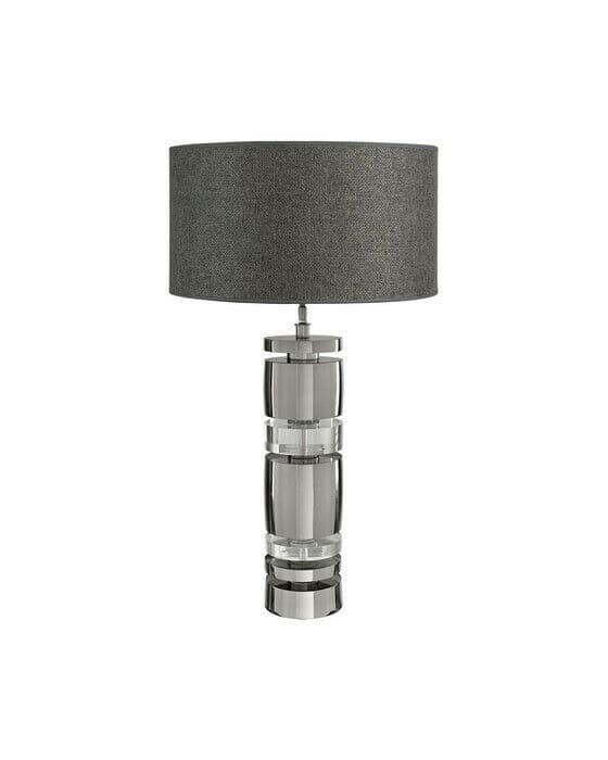 Armando plexi bordlampe svart nikkel