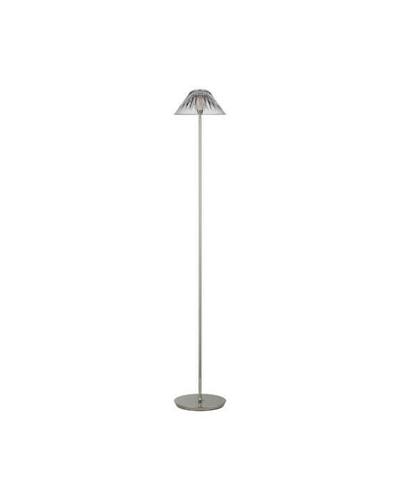 Blaze 55" Floor Lamp Polished Nickel