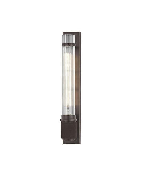 Shaw vegglampe bronse