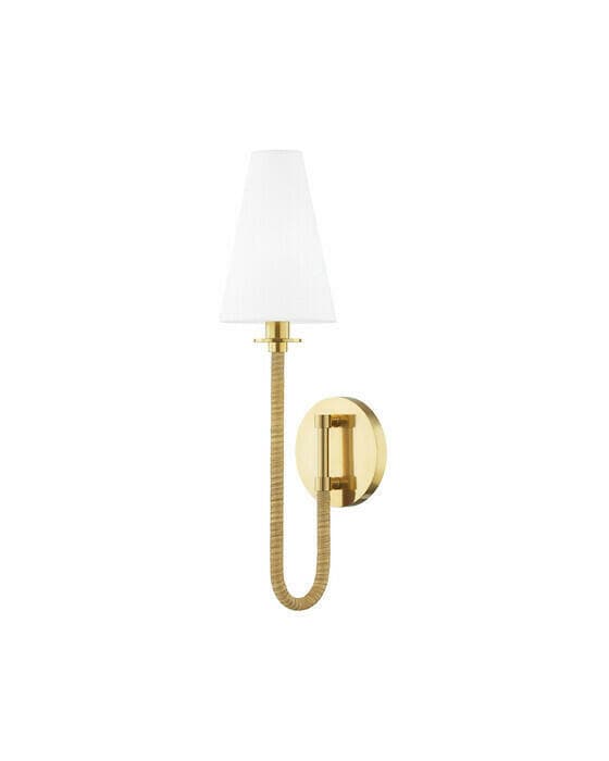 Ripley vegglampe antikk messing