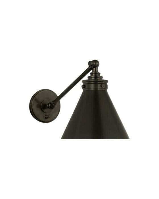 Parkington Single Library Wall Light Bronze
