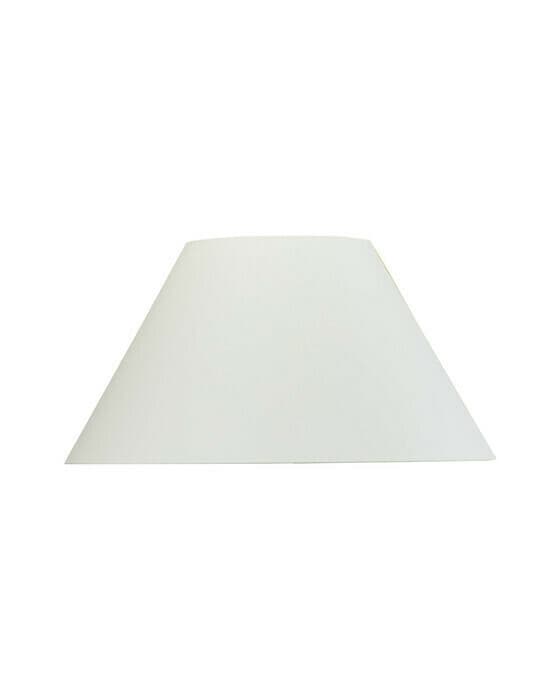 Schuin lampeskjerm off-white