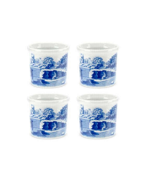 Spode Blue Italian eggeglass 4-pk