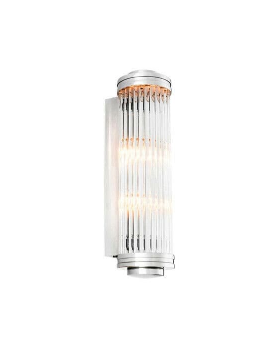 Vegglampe Gascogne nikkel