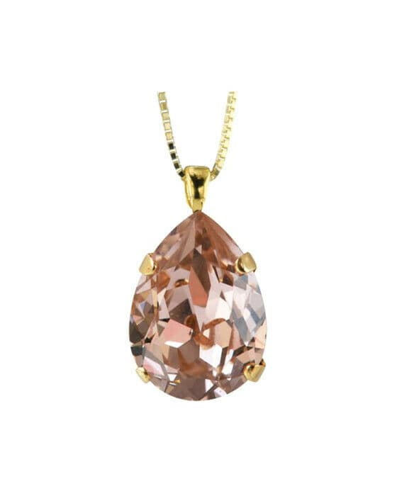 Classic Drop halskjede vintage rose