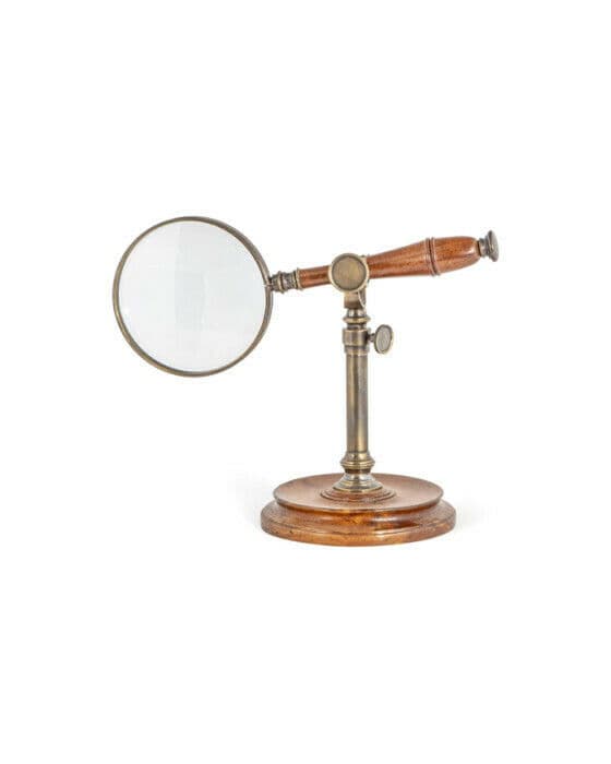 Magnifying Glass with Stand Brown/Bronze