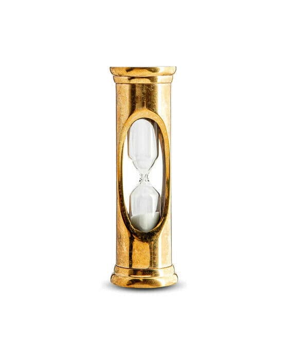 Hourglass 3 Minutes Brass