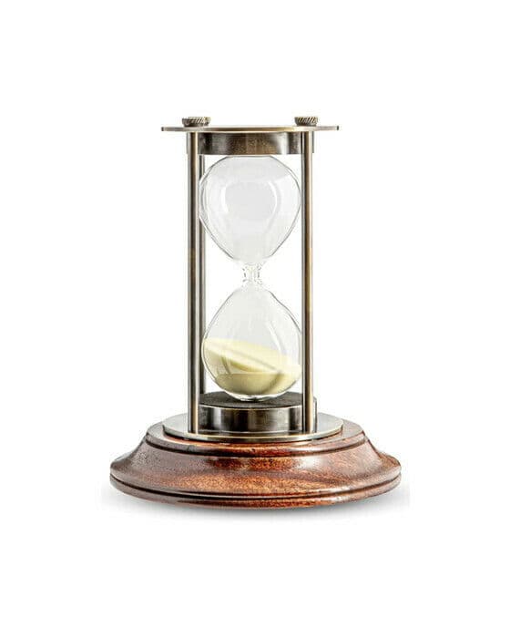 Hourglass 30 Minutes Bronze