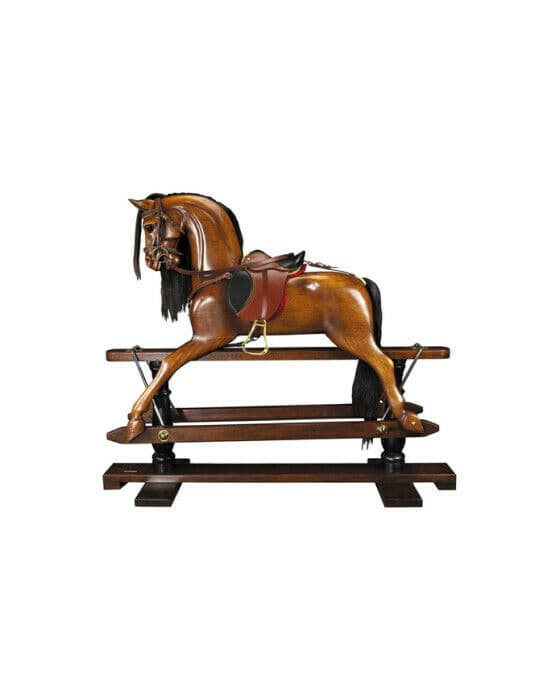 Victorian gyngehest mahogny