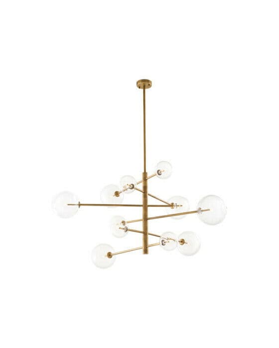 Taklampe Argento Brass