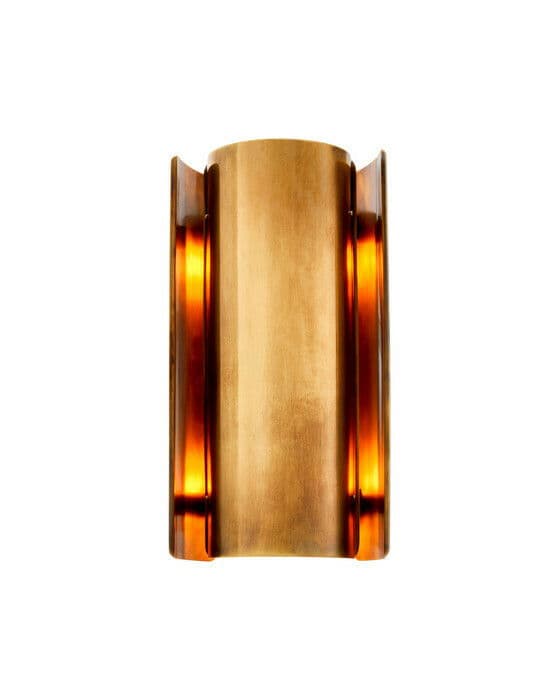 Verge vegglampe vintage messing