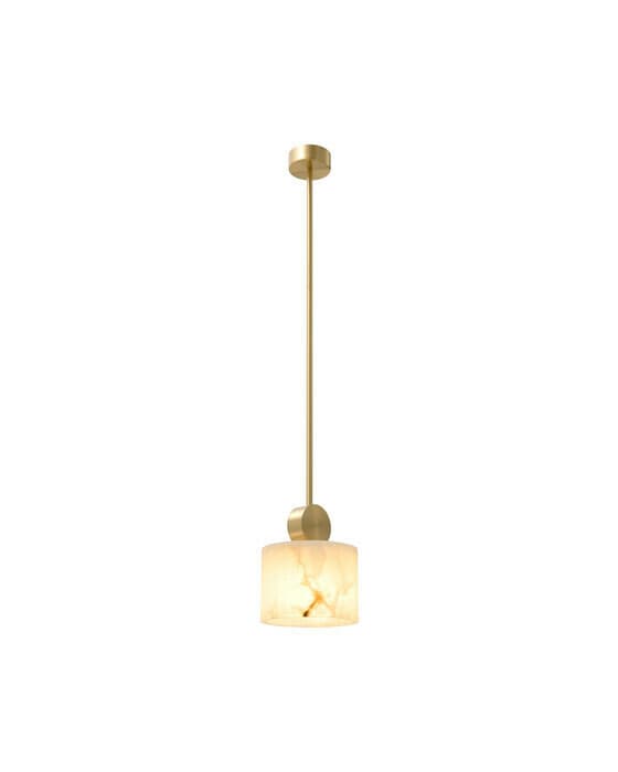 Etruscan taklampe rund messing