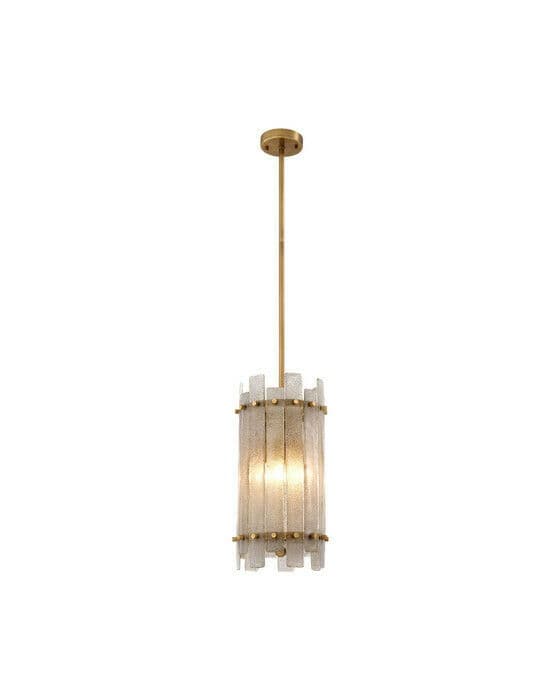 Da Silva taklampe antikk messing