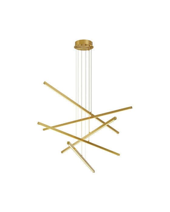 Kimpton taklampe, messing