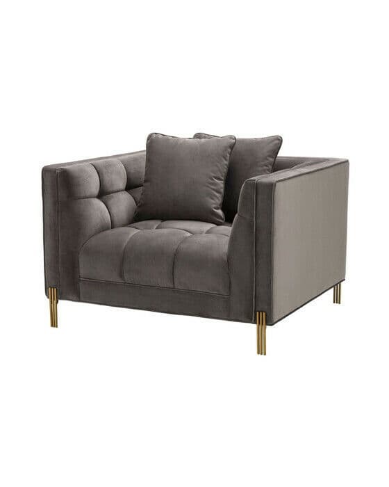 Sienna armchair savona gray