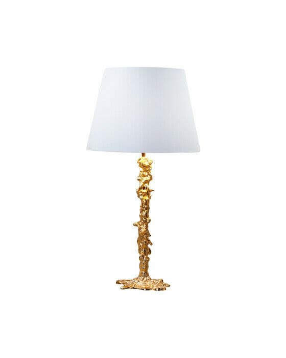 Drip bordlampe gull