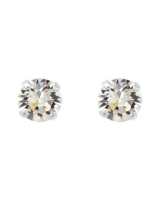 Classic Stud øredobber crystal rhodium