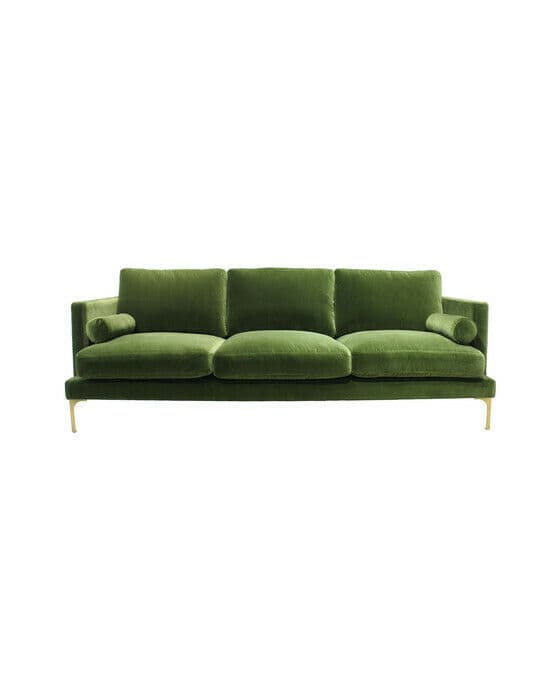 Bonham sofa 3-seter amazon green/messing