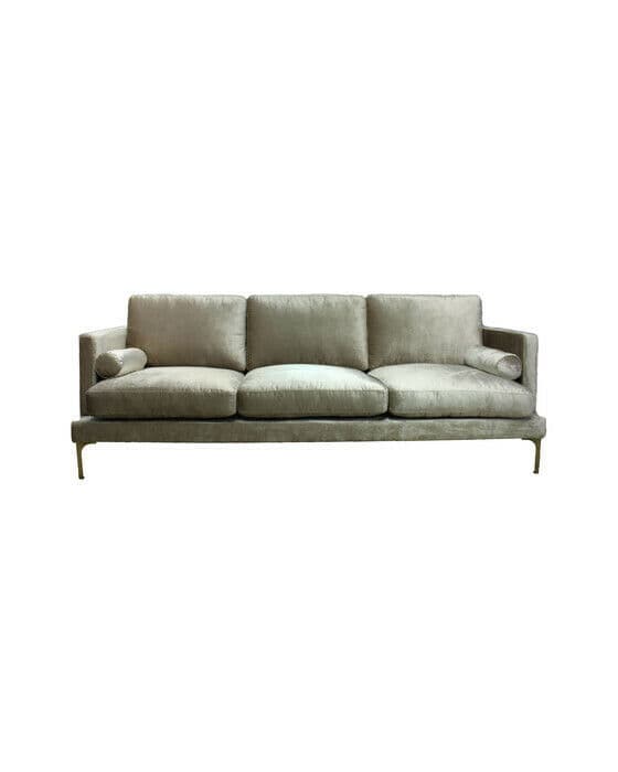 Bonham sofa 3-seters oatmeal/messing