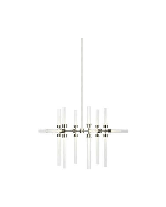 Linger 18-Light Chandelier Polished Nickel