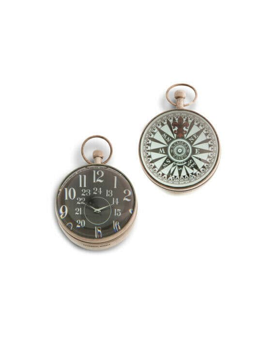 Eye of Time Clock, Silver