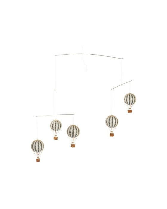 Luftballonger Flying Skies Mobile svart/hvit