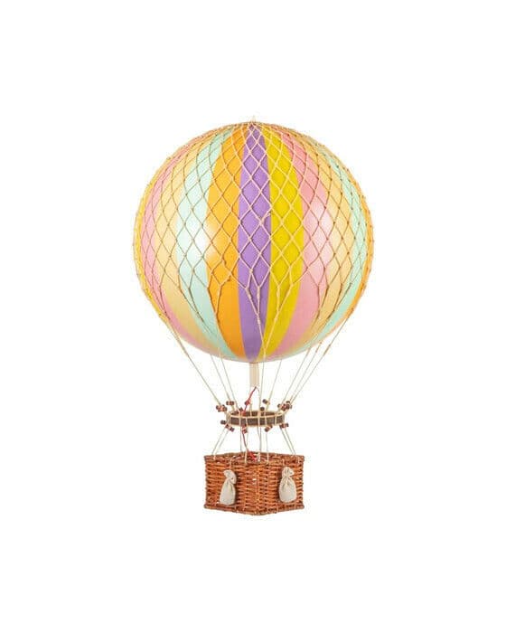 Jules Verne luftballong rainbow/pastel