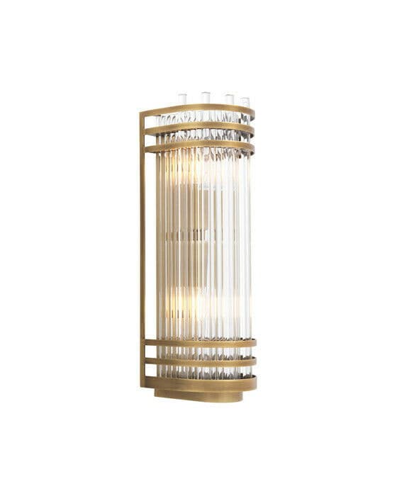 Gulf Wall Lamp Brass