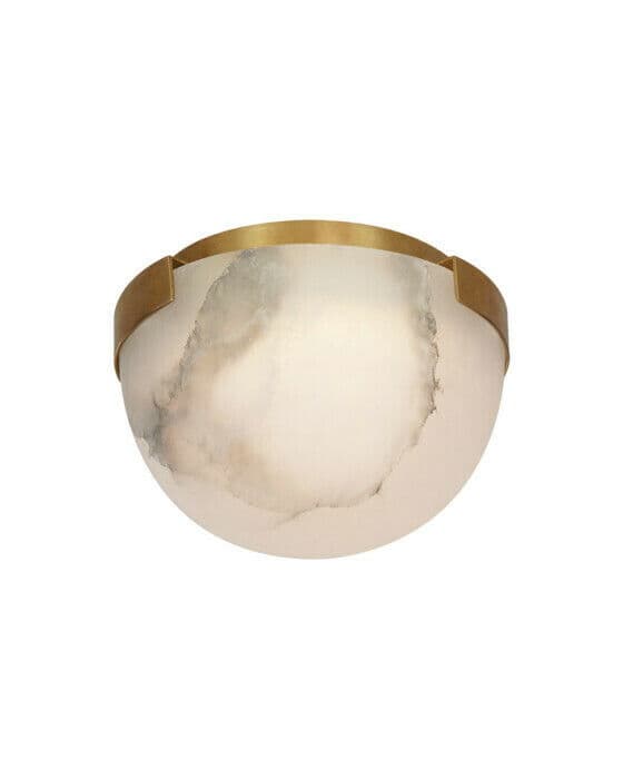 Melange Petite Flush Mount Brass