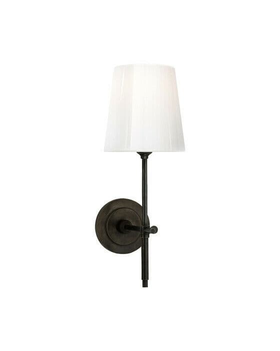 Bryant vegglampe bronse/hvit