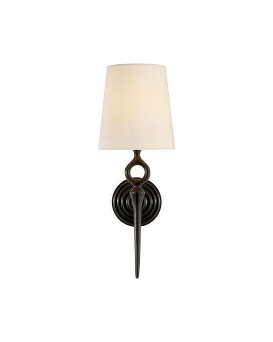 Bristol Single Sconce Black
